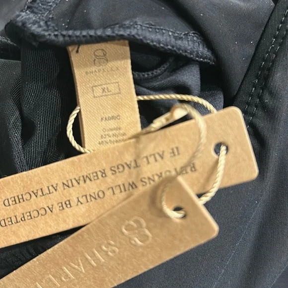 SHAPELLX Women's One Piece Swimsuit Tummy Control Ruched Full Coverage V Neck - Picture 9 of 9